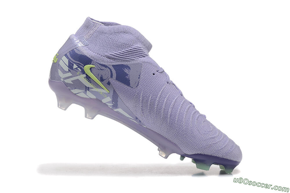 Nike Phantom Luna Elite FG Firm Ground Soccer Cleats - Purple/Yellow/White 7