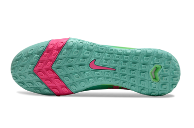 Nike Air Zoom Mercurial Superfly 10 Elite TF Artificial Turf Soccer Shoes - Jade/Pink/Blue
