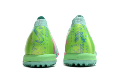 Nike Air Zoom Mercurial Vapor 16 Elite TF Artificial Turf Soccer Shoes - Jade/Pink/Blue