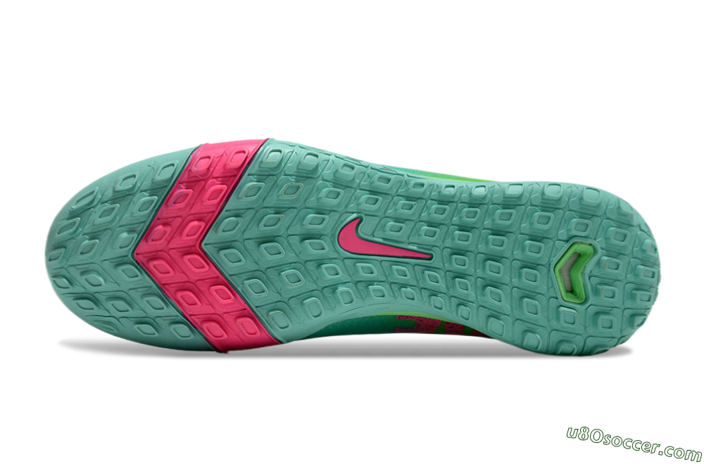 Nike Air Zoom Mercurial Vapor 16 Elite TF Artificial Turf Soccer Shoes - Jade/Pink/Blue 6