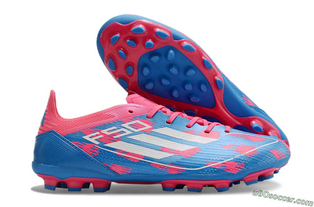 Adidas F50 Elite MG Multi Ground Soccer Cleats - Blue/White/Red 1