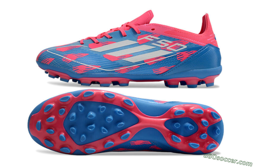 Adidas F50 Elite MG Multi Ground Soccer Cleats - Blue/White/Red 0