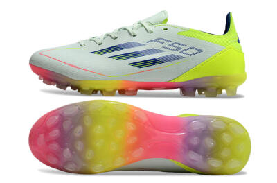 Adidas F50 Elite MG Multi Ground Soccer Cleats - Jade/Blue/Yellow
