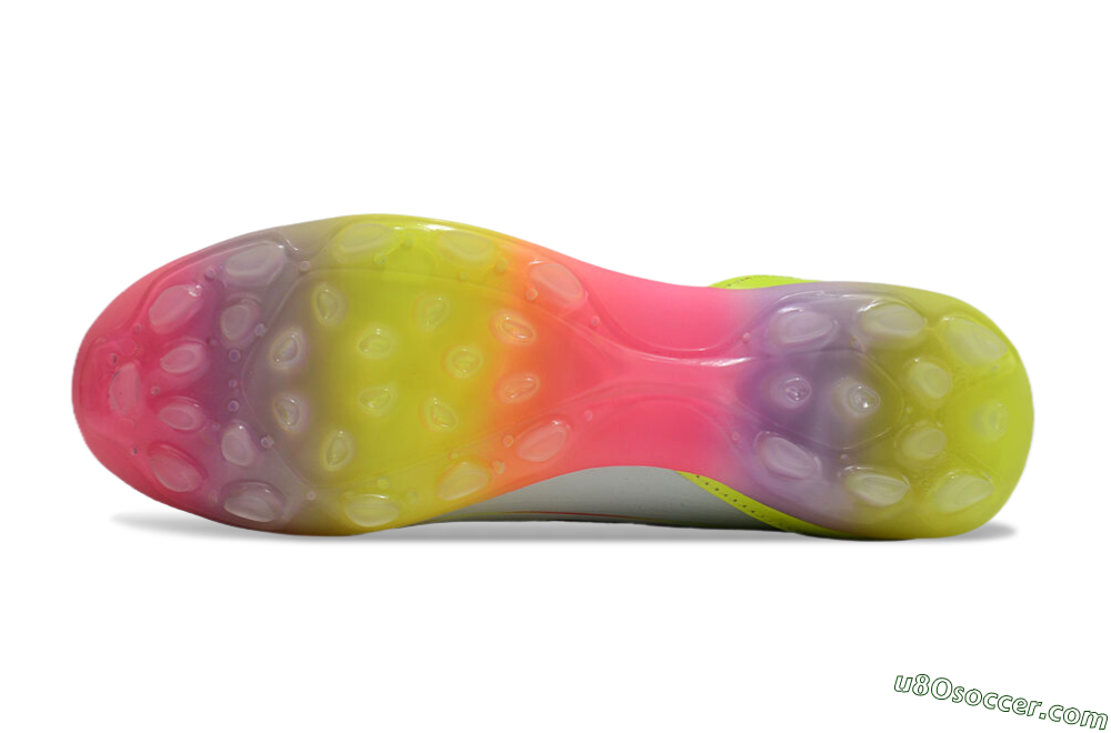 Adidas F50 Elite MG Multi Ground Soccer Cleats - Jade/Blue/Yellow 6