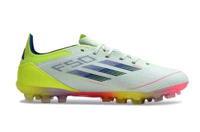 Adidas F50 Elite MG Multi Ground Soccer Cleats - Jade/Blue/Yellow