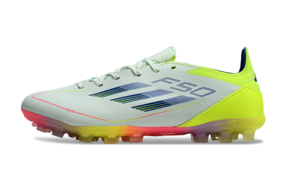 Adidas F50 Elite MG Multi Ground Soccer Cleats - Jade/Blue/Yellow
