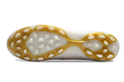 Adidas F50 Elite MG Multi Ground Soccer Cleats - White/Gold