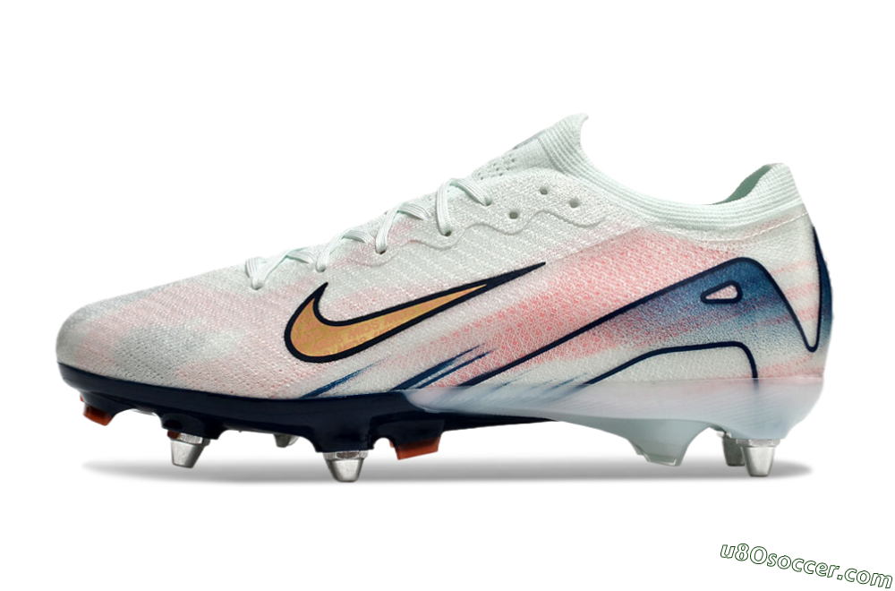 Nike Air Zoom Mercurial Vapor 16 Elite SG Soft Ground Soccer Cleats - Jade/Pink/Blue 2