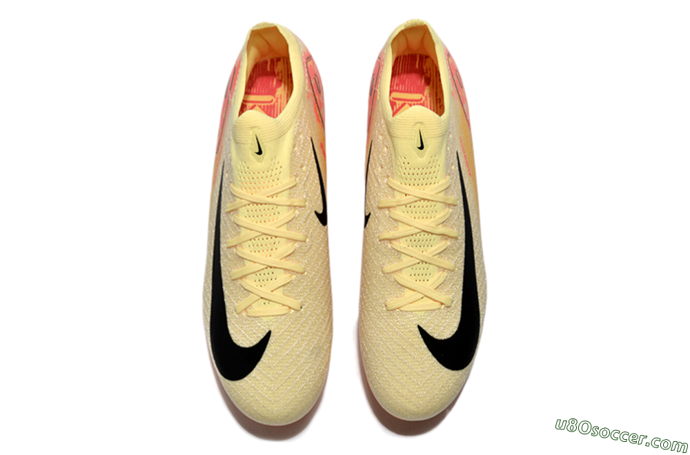 Nike Air Zoom Mercurial Vapor 16 Elite SG Soft Ground Soccer Cleats - Yellow/Black/Red 4