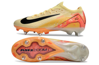 Nike Air Zoom Mercurial Vapor 16 Elite SG Soft Ground Soccer Cleats - Yellow/Black/Red