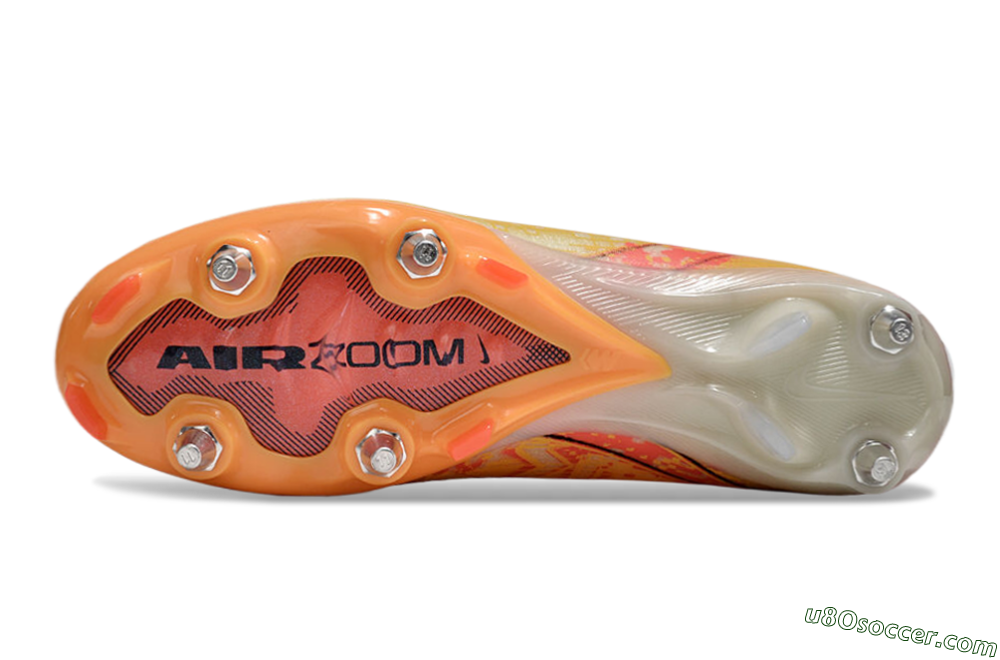 Nike Air Zoom Mercurial Vapor 16 Elite SG Soft Ground Soccer Cleats - Yellow/Black/Red 6