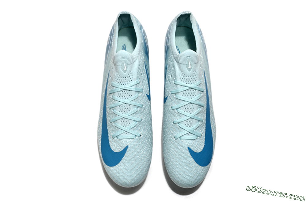 Nike Air Zoom Mercurial Vapor 16 Elite SG Soft Ground Soccer Cleats - Jade/Blue/White 4