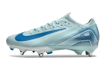 Nike Air Zoom Mercurial Vapor 16 Elite SG Soft Ground Soccer Cleats - Jade/Blue/White
