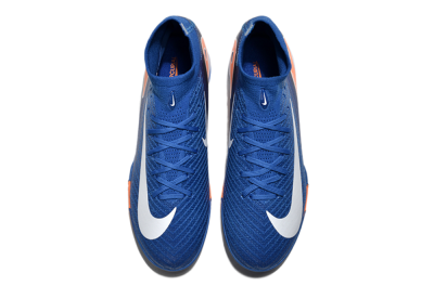 Nike Air Zoom Mercurial Superfly 10 Elite TF Artificial Turf Soccer Shoes - Blue/White/Orange