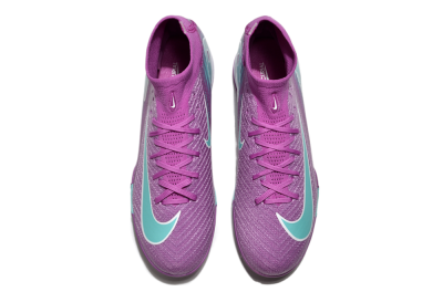 Nike Air Zoom Mercurial Superfly 10 Elite TF Artificial Turf Soccer Shoes - Purple/Jade/White