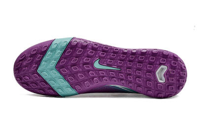 Nike Air Zoom Mercurial Superfly 10 Elite TF Artificial Turf Soccer Shoes - Purple/Jade/White