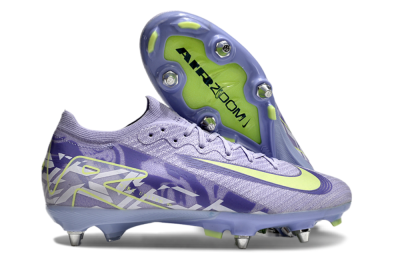 Nike Air Zoom Mercurial Vapor 16 Elite SG Soft Ground Soccer Cleats - Purple/Yellow/White