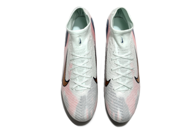 Nike Air Zoom Mercurial Superfly 10 Elite SG Soft Ground Soccer Cleats - Jade/Pink/Gold/Blue