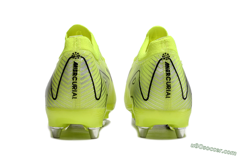 Nike Air Zoom Mercurial Vapor 16 Elite SG Soft Ground Soccer Cleats - Yellow/Silver/Black 5