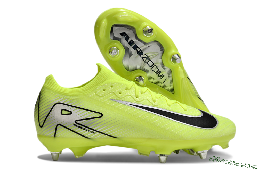 Nike Air Zoom Mercurial Vapor 16 Elite SG Soft Ground Soccer Cleats - Yellow/Silver/Black 1