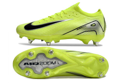 Nike Air Zoom Mercurial Vapor 16 Elite SG Soft Ground Soccer Cleats - Yellow/Silver/Black