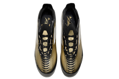 Adidas F50 Elite Messi MG Multi Ground Soccer Cleats - Gold/Black/White