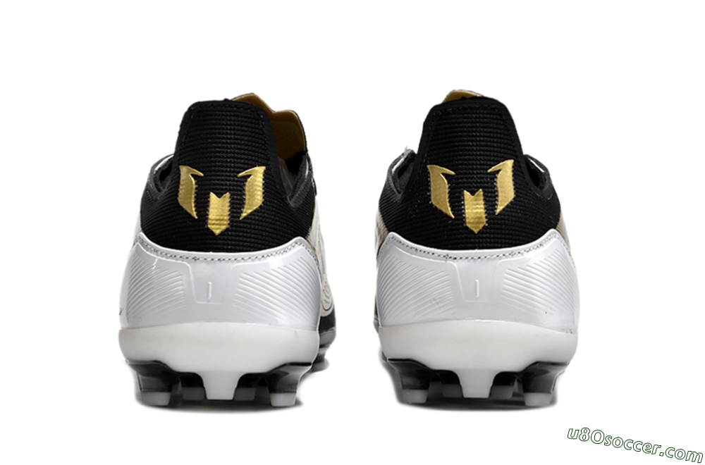 Adidas F50 Elite Messi MG Multi Ground Soccer Cleats - Gold/Black/White 5