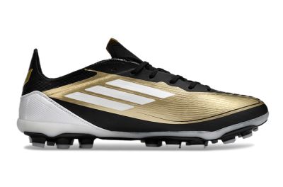 Adidas F50 Elite Messi MG Multi Ground Soccer Cleats - Gold/Black/White