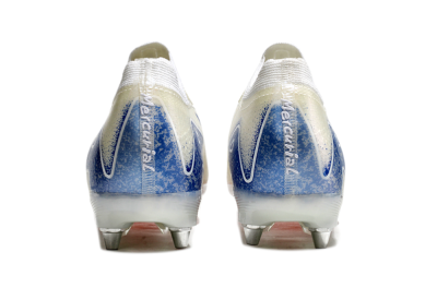 Nike Air Zoom Mercurial Vapor 16 Elite SG Soft Ground Soccer Cleats - Beige/Blue/White