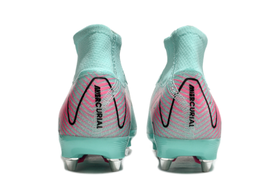 Nike Air Zoom Mercurial Superfly 10 Elite SG Soft Ground Soccer Cleats - Jade/Black/Pink