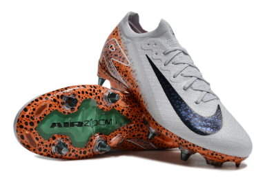 Nike Air Zoom Mercurial Vapor 16 Elite SG Soft Ground Soccer Cleats - Grey/Black/Leopard
