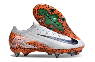 Nike Air Zoom Mercurial Vapor 16 Elite SG Soft Ground Soccer Cleats - Grey/Black/Leopard