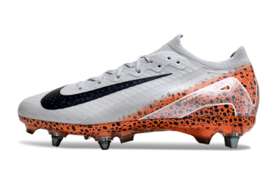 Nike Air Zoom Mercurial Vapor 16 Elite SG Soft Ground Soccer Cleats - Grey/Black/Leopard