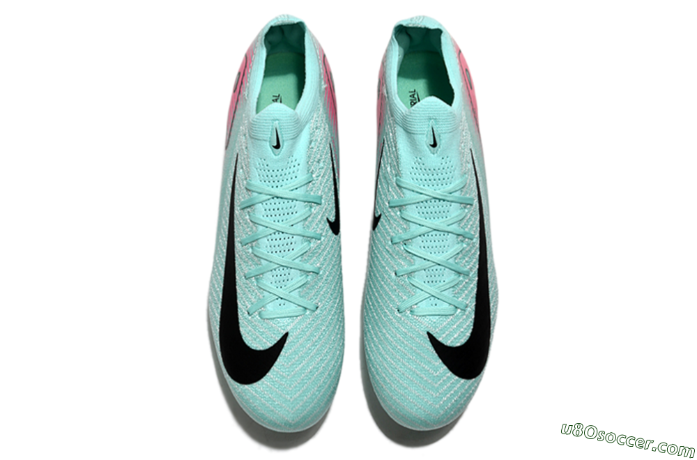Nike Air Zoom Mercurial Vapor 16 Elite SG Soft Ground Soccer Cleats - Jade/Black/Pink 4