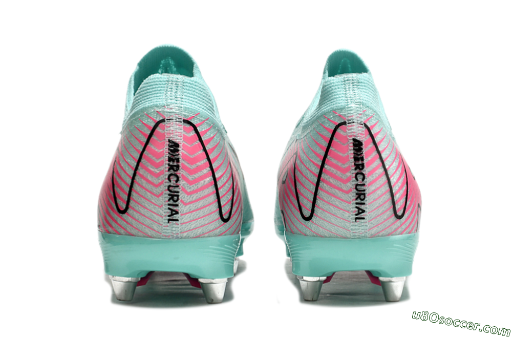 Nike Air Zoom Mercurial Vapor 16 Elite SG Soft Ground Soccer Cleats - Jade/Black/Pink 5