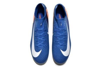 Nike Air Zoom Mercurial Superfly 10 Elite FG Firm Ground Soccer Cleats - Blue/White/Orange