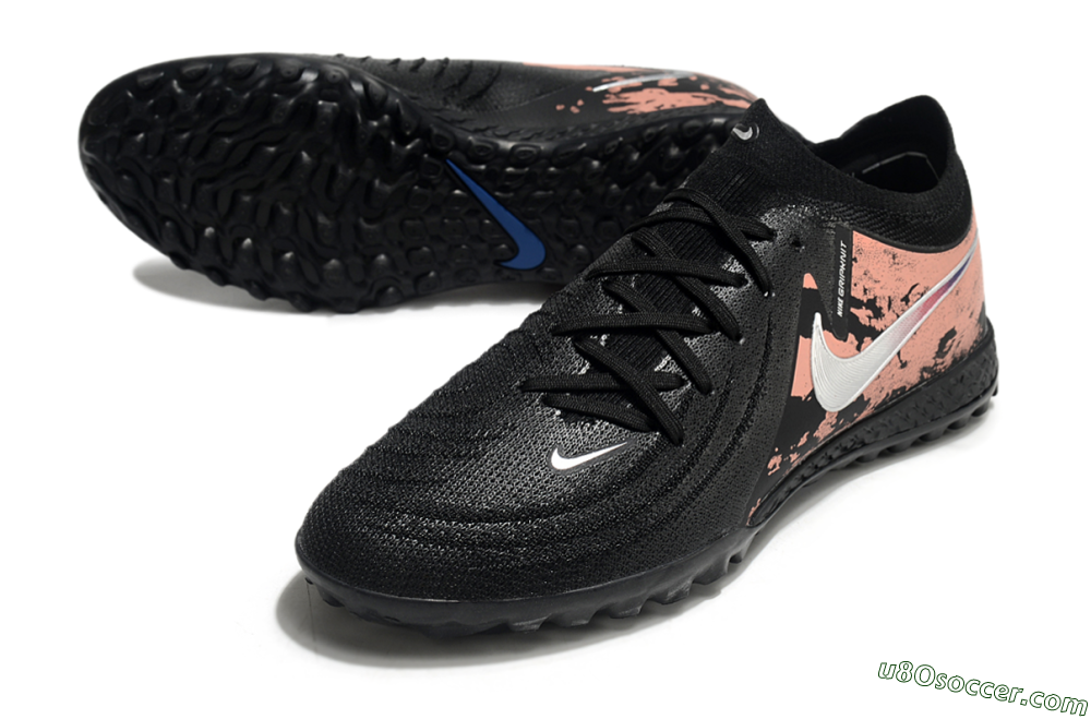 Nike Phantom GX 2 Elite TF Artificial Turf Soccer Shoes - Black/White/Red 3