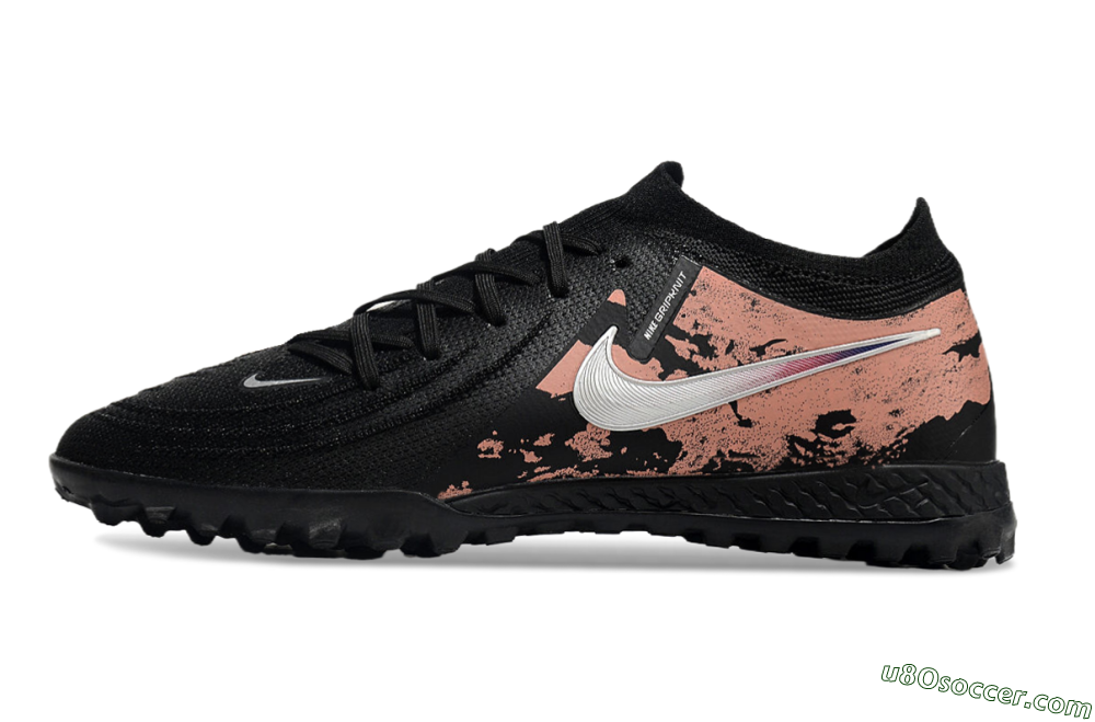 Nike Phantom GX 2 Elite TF Artificial Turf Soccer Shoes - Black/White/Red 2