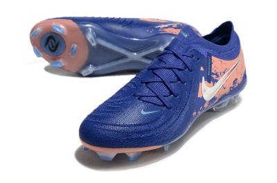 Nike Phantom Luna Elite FG Firm Ground Soccer Cleats - Blue/White/Red