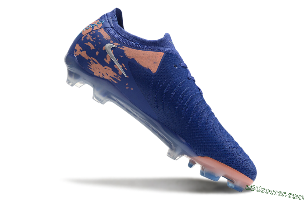 Nike Phantom Luna Elite FG Firm Ground Soccer Cleats - Blue/White/Red 4