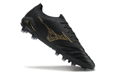 Mizuno Morelia Neo 3 FG Firm Ground Soccer Cleats - Black/Gold