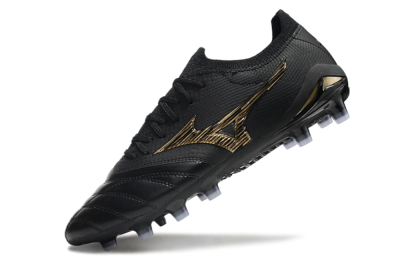 Mizuno Morelia Neo 3 FG Firm Ground Soccer Cleats - Black/Gold
