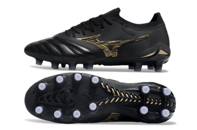 Mizuno Morelia Neo 3 FG Firm Ground Soccer Cleats - Black/Gold