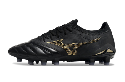 Mizuno Morelia Neo 3 FG Firm Ground Soccer Cleats - Black/Gold