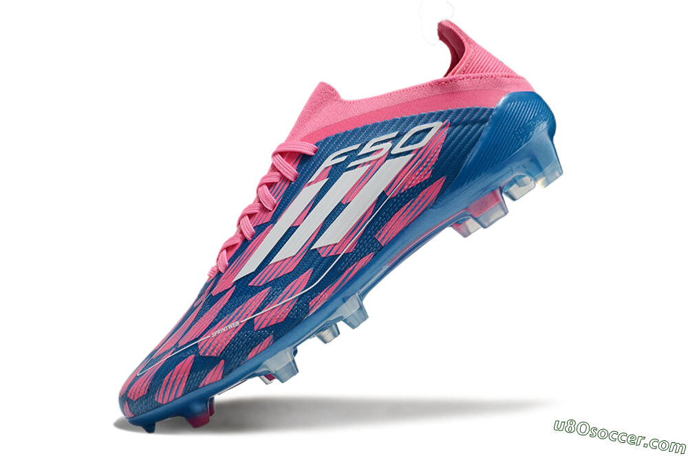 Adidas F50 Elite FG Firm Ground Soccer Cleats - Blue/White/Red 6