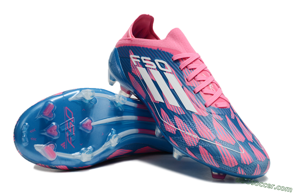 Adidas F50 Elite FG Firm Ground Soccer Cleats - Blue/White/Red 4