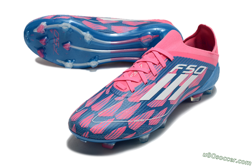 Adidas F50 Elite FG Firm Ground Soccer Cleats - Blue/White/Red 3