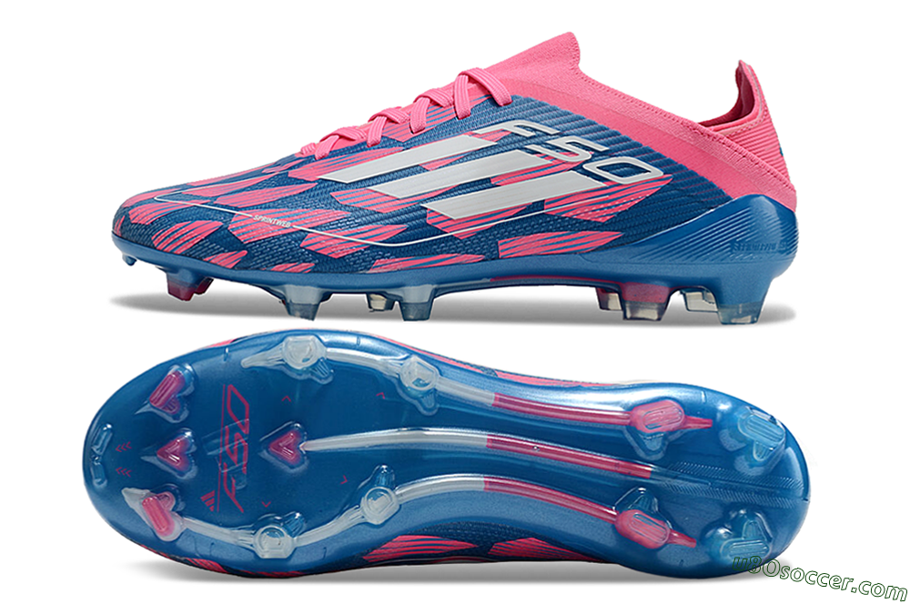 Adidas F50 Elite FG Firm Ground Soccer Cleats - Blue/White/Red 0