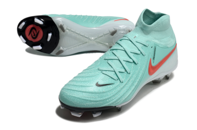 Nike Phantom Luna Elite FG Firm Ground Soccer Cleats - Jade/Red/White