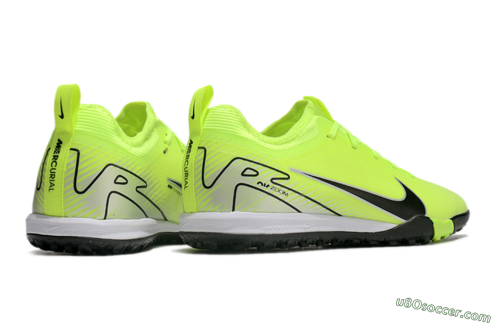 Nike Air Zoom Mercurial Vapor 16 Elite TF Artificial Turf Soccer Shoes - Yellow/Black/White 7